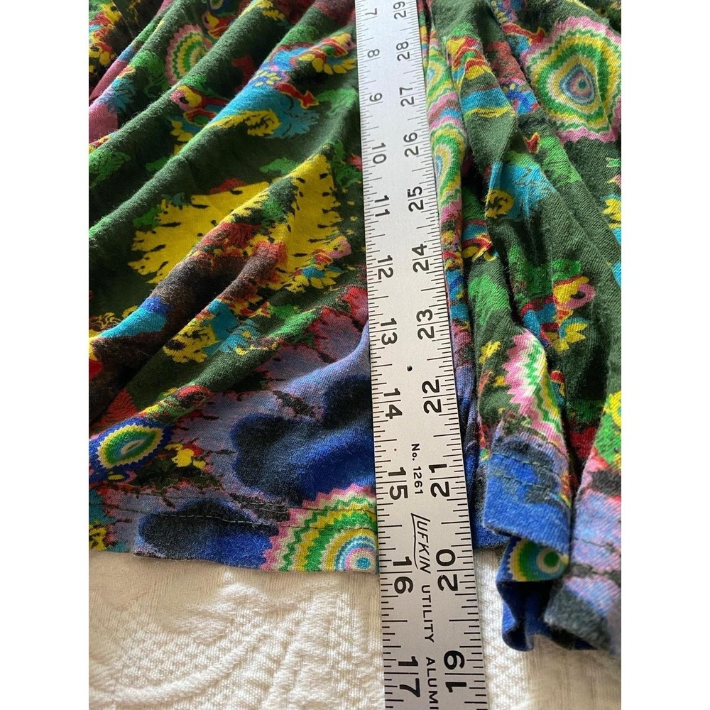 Desigual Women's Maxi Dress Long Sleeve V-Neck Colorful Small Babydoll s1 - Picture 5 of 8